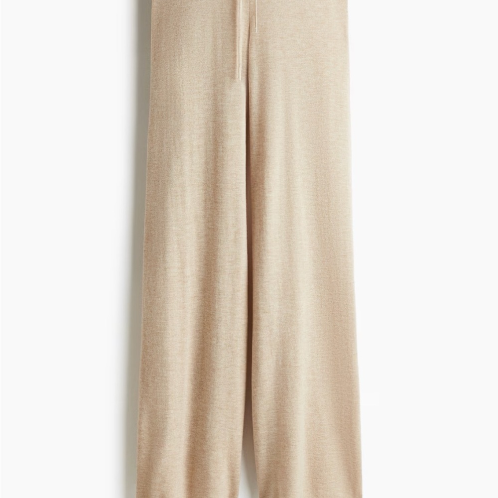 H&M Cream Wide Leg Women's Pants